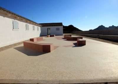 Spazi esterni del Memoriale Giuseppe Garibaldi